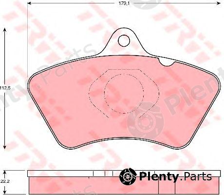  TRW part GDB5080 Brake Pad Set, disc brake