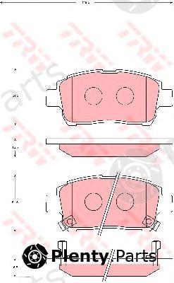  TRW part GDB7075 Brake Pad Set, disc brake