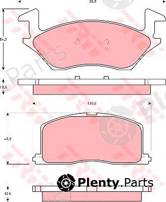  TRW part GDB878 Brake Pad Set, disc brake