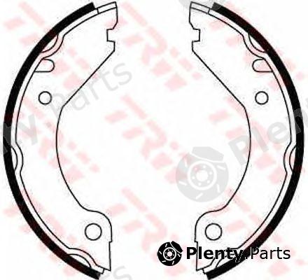  TRW part GS8204 Brake Shoe Set, parking brake