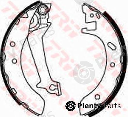  TRW part GS8537 Brake Shoe Set