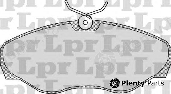  LPR part 05P908 Brake Pad Set, disc brake