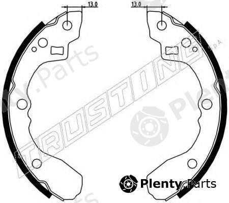  TRUSTING part 049.147 (049147) Brake Shoe Set