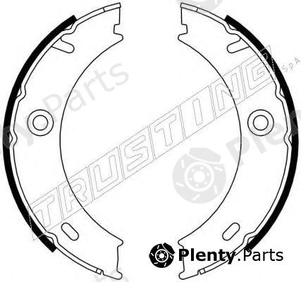  TRUSTING part 052.127 (052127) Brake Shoe Set, parking brake
