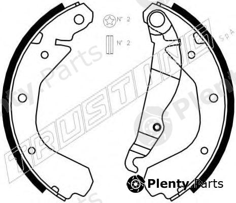 TRUSTING part 073.162 (073162) Brake Shoe Set