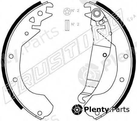  TRUSTING part 073.163 (073163) Brake Shoe Set
