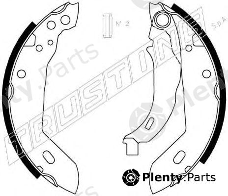  TRUSTING part 088.212 (088212) Brake Shoe Set