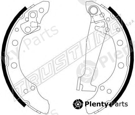  TRUSTING part 124.284 (124284) Brake Shoe Set