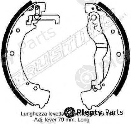  TRUSTING part 124.285 (124285) Brake Shoe Set