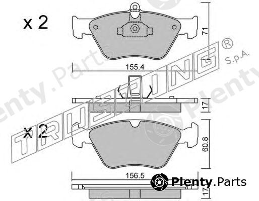  TRUSTING part 130.0 (1300) Brake Pad Set, disc brake