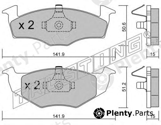  TRUSTING part 215.2 (2152) Brake Pad Set, disc brake