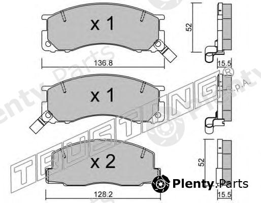  TRUSTING part 290.0 (2900) Brake Pad Set, disc brake