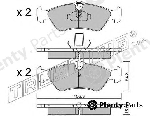  TRUSTING part 320.0 (3200) Brake Pad Set, disc brake