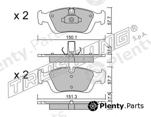  TRUSTING part 321.0 (3210) Brake Pad Set, disc brake