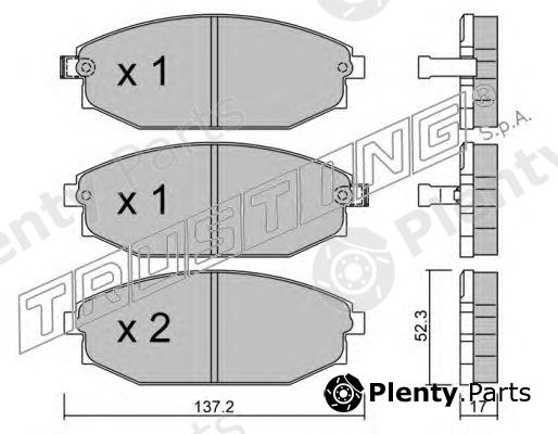  TRUSTING part 372.0 (3720) Brake Pad Set, disc brake