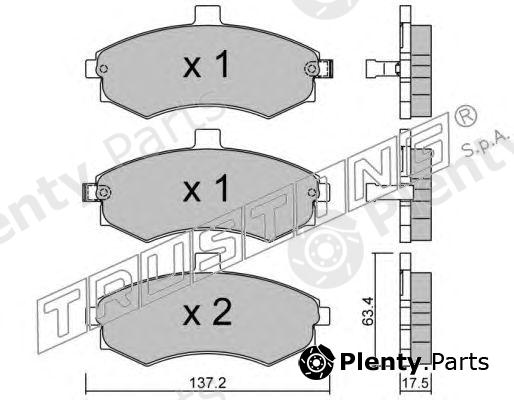  TRUSTING part 520.0 (5200) Brake Pad Set, disc brake