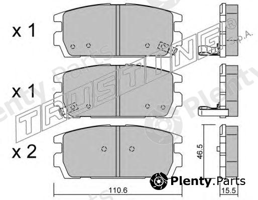  TRUSTING part 523.0 (5230) Brake Pad Set, disc brake