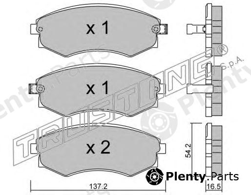  TRUSTING part 534.0 (5340) Brake Pad Set, disc brake