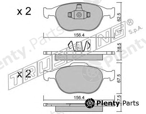  TRUSTING part 549.0 (5490) Brake Pad Set, disc brake