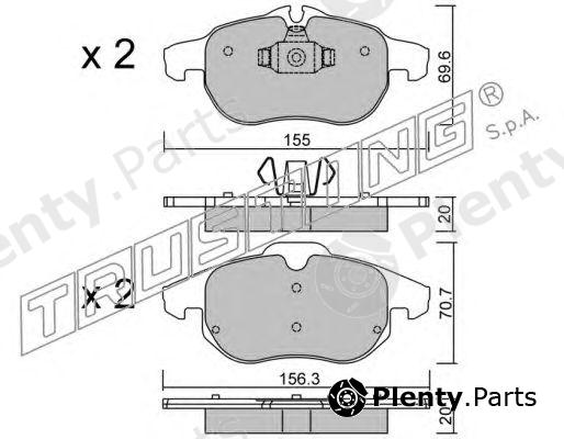  TRUSTING part 556.0 (5560) Brake Pad Set, disc brake
