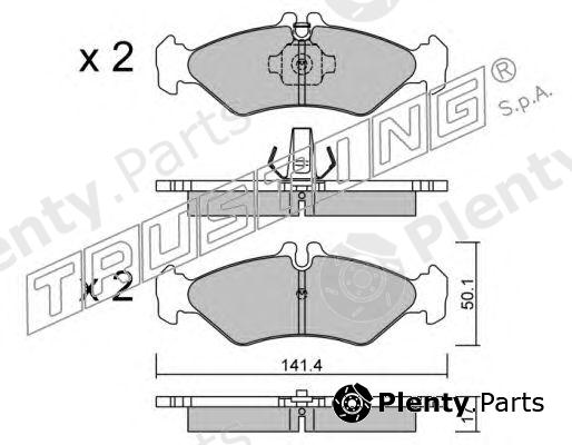  TRUSTING part 587.0 (5870) Brake Pad Set, disc brake
