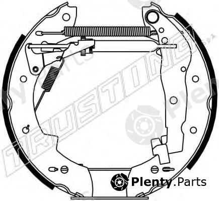  TRUSTING part 6130 Brake Pad Set, disc brake