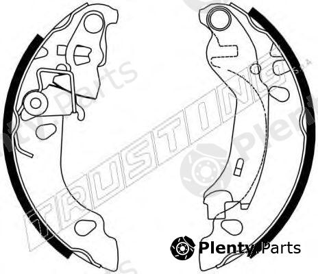  TRUSTING part 7250 Brake Shoe Set