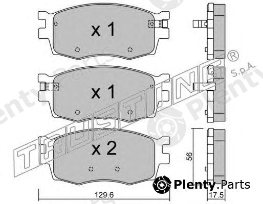  TRUSTING part 740.0 (7400) Brake Shoe Set