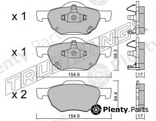  TRUSTING part 746.0 (7460) Brake Shoe Set