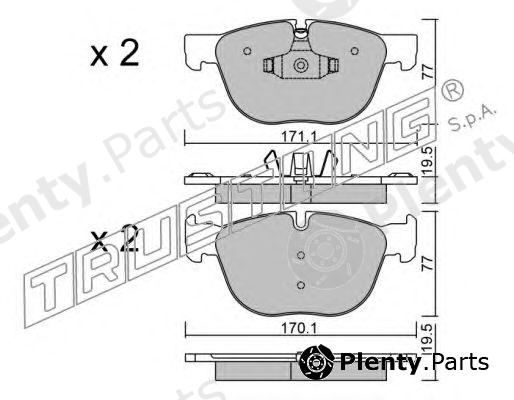  TRUSTING part 786.0 (7860) Brake Pad Set, disc brake