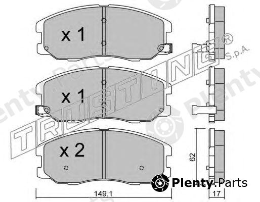  TRUSTING part 794.0 (7940) Brake Pad Set, disc brake