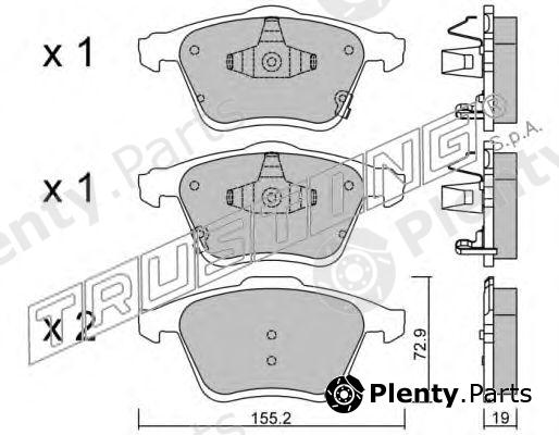  TRUSTING part 821.0 (8210) Brake Pad Set, disc brake