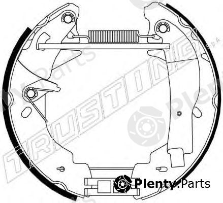  TRUSTING part 6350 Brake Shoe Set