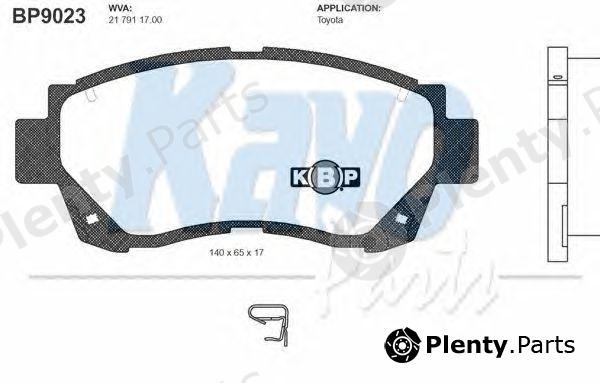  KAVO PARTS part BP-9023 (BP9023) Brake Pad Set, disc brake
