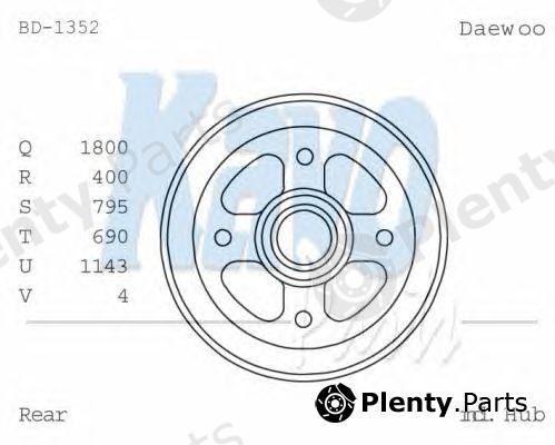  KAVO PARTS part BD-1352 (BD1352) Brake Drum