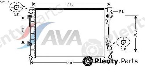  AVA QUALITY COOLING part AI2157 Radiator, engine cooling