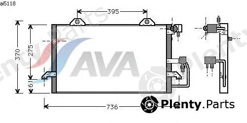  AVA QUALITY COOLING part AI5118 Condenser, air conditioning