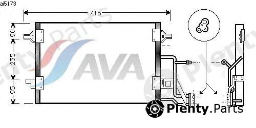  AVA QUALITY COOLING part AI5173 Condenser, air conditioning