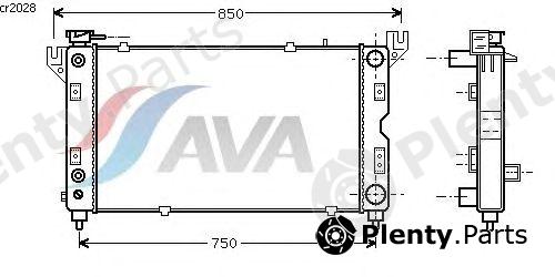  AVA QUALITY COOLING part CR2028 Radiator, engine cooling