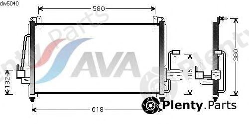  AVA QUALITY COOLING part DW5040 Condenser, air conditioning