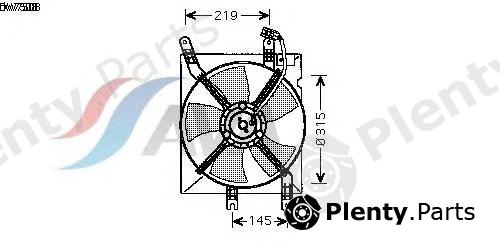  AVA QUALITY COOLING part DW7508 Fan, radiator
