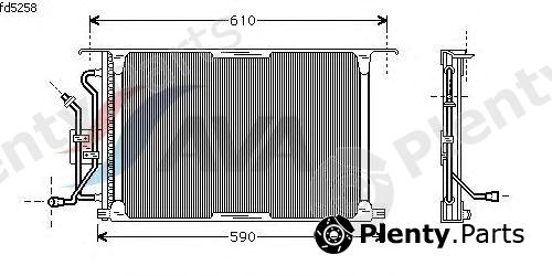  AVA QUALITY COOLING part FD5258 Condenser, air conditioning