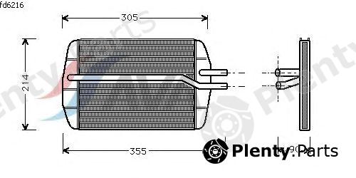  AVA QUALITY COOLING part FD6216 Heat Exchanger, interior heating