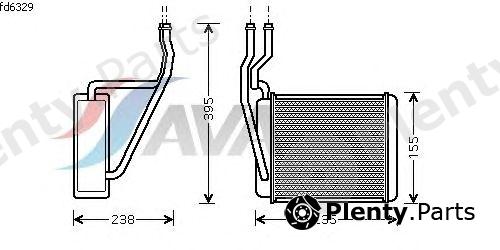  AVA QUALITY COOLING part FD6329 Heat Exchanger, interior heating