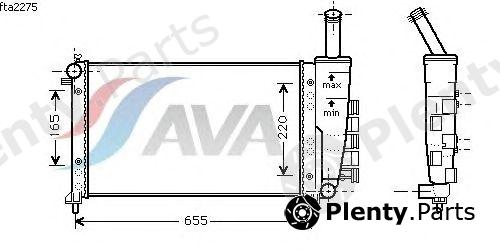  AVA QUALITY COOLING part FTA2275 Radiator, engine cooling