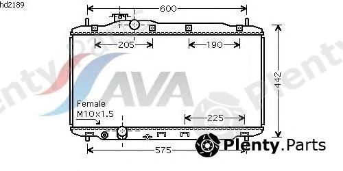  AVA QUALITY COOLING part HD2189 Radiator, engine cooling