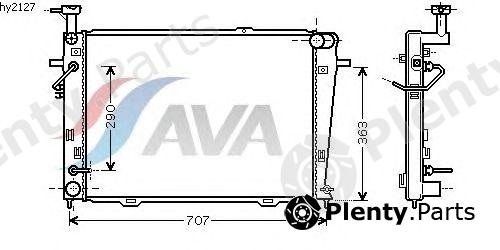  AVA QUALITY COOLING part HY2127 Radiator, engine cooling