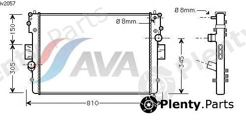  AVA QUALITY COOLING part IV2057 Radiator, engine cooling