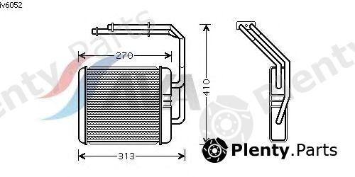  AVA QUALITY COOLING part IV6052 Heat Exchanger, interior heating