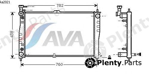  AVA QUALITY COOLING part KA2021 Radiator, engine cooling
